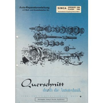 Simca Aronde 1200 / Flash 1300 - Reparaturanleitung