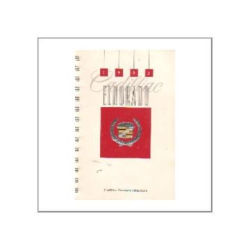 Cadillac Eldorado - Owner Manual