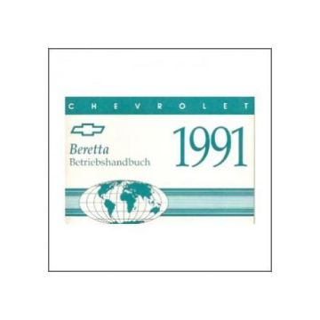 Chevrolet Beretta (91>) - Owner manual