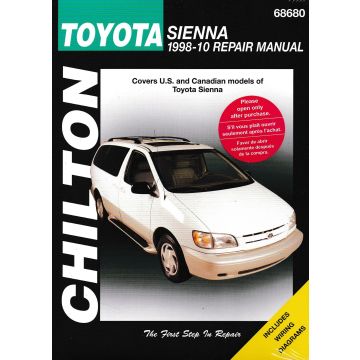 Toyota Sienna (98-10) Repair Manual Chilton Reparaturanleitungen