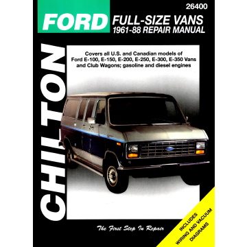 Ford Vans (61-88) Repair Manual Chilton Reparaturanleitung