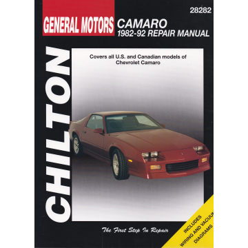 Chevrolet Camaro (82-92) Repair Manual Chilton Reparaturanleitungen