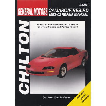 Chevrolet Camaro (1993-1998) Repair Manual Chilton Reparaturanleitungen