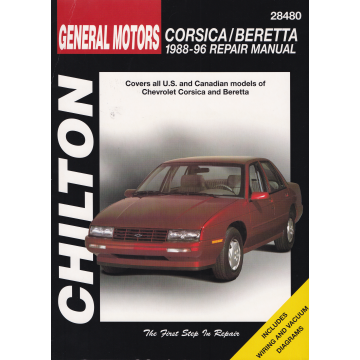 Chevrolet Corsica  Beretta (88-96) Repair Manual Chilton Reparaturanleitungen