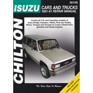 Isuzu Cars and Trucks (81-91) Repair Manual Chilton Reparaturanleitungen