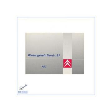 Citroen AX (91)  - Wartungsheft (unbenutzt, leer)
