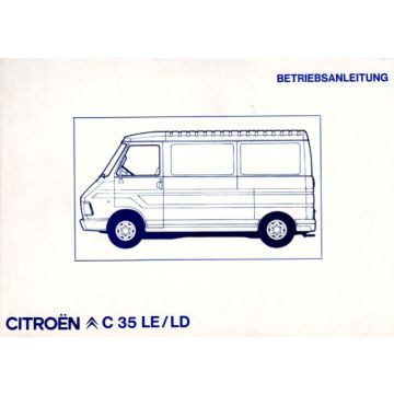 Citroen C35 LE / LD (1973-1991) Betriebsanleitung 