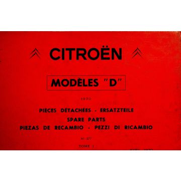 Citroen D (1970-1971) Ersatzteilkatalog