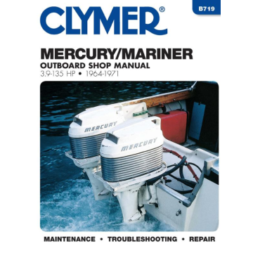 Mercury 3.9 135 HP Outboards (64-71) Repair Manual Clymer Werkstatthandbuch