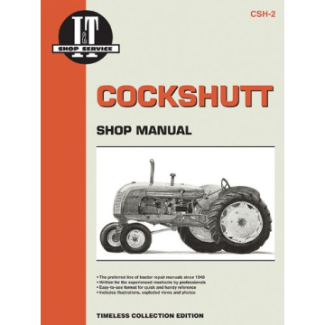 Cockshutt 20/30/40/50/CO/OP/E2/E3/E4/E5/Ganble's Farm Crest Repair Manual Clymer