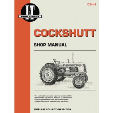 Cockshutt 35 und 40D4 Repair Manual Clymer Wartungsanleitung