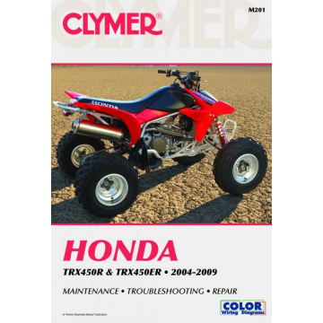 Honda TRX450R TRX450ER (04-09) Repair Manual Clymer Reparaturanleitung