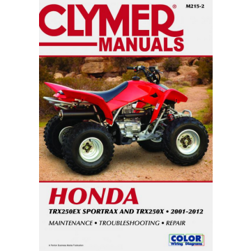 Honda TRX250X TRX250EX Sportrax (01-12) Repair Manual Clymer Reparaturanleitung