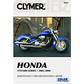 Honda VTX1800 Series (02-08) Repair Manunal Clymer Reparaturanleitung