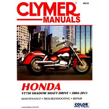 Honda VT750 Shaft Drive (04-13) Repair Manual Clymer 
