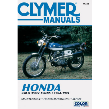 Honda CB CL SL 250-350cc (64-74) Repair Manual Clymer Reparaturanleitung