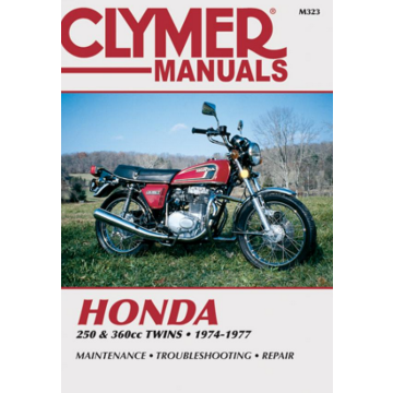 Honda 250cc 360cc Twins (74-77) Repair Manual Clymer Reparaturanleitung