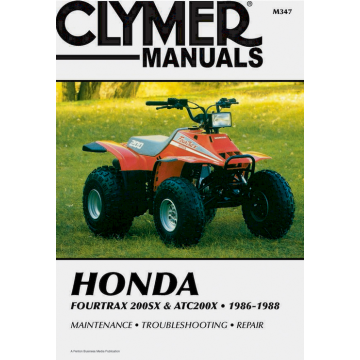 Honda Fourtrax 200SX and ATC200X (86-88) Repair Manual Clymer Reparaturanleitung