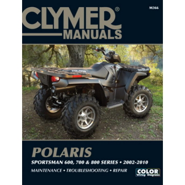 Polaris Sportsman (2002-2010) Repair Manual Clymer Reparaturanleitung