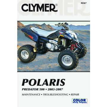 Polaris 500 ATV (2003-2007) Repair Manual Clymer Reparaturanleitung