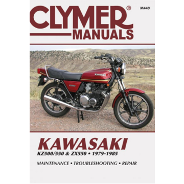 Kawasaki KZ500 550 ZX550 (79-85) Repair Manual Clymer Reparaturanleitung