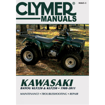 Kawasaki Bayou KLF220 KLF250 (88-10) Repair Manual Clymer Reparaturanleitung