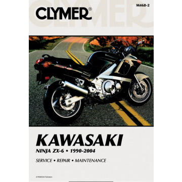 Kawasaki Ninja ZX-6 (1990-2004) Repair Manual Clymer Reparaturanleitung
