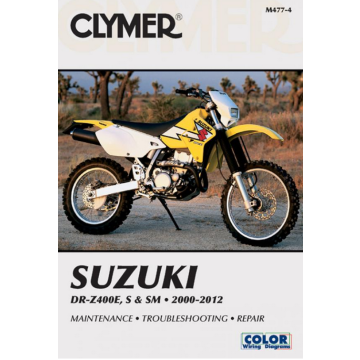 Suzuki DR-Z400 E S SM (2000-2012) Repair Manual Clymer Reparaturanleitung