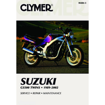 Suzuki GS500 Twins (1989-2002) Repair Manual Clymer Reparaturanleitung