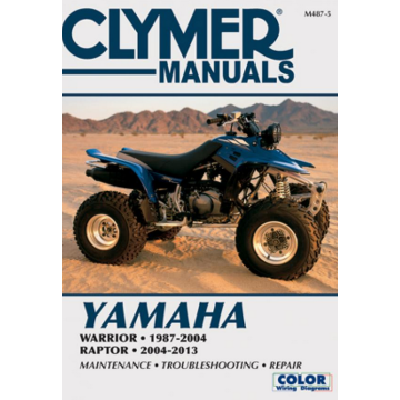 Yamaha Warrior (87-04) Raptor (04-13) Repair Manual Clymer Reparaturanleitung