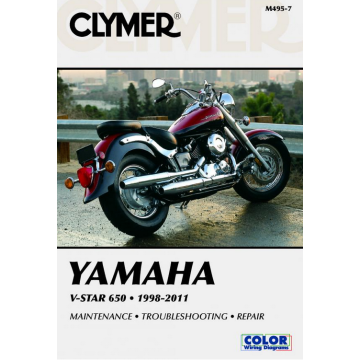 Yamaha V-Star 650 (98-11) Repair Manual Clymer Reparaturanleitung