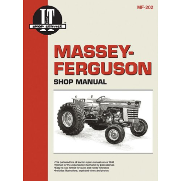 Massey Ferguson MF175 / 180 / 205 / 210 / 220 / 2675 / 2705 / 2745 / 2775 / 2805 Repair Manual Clymer