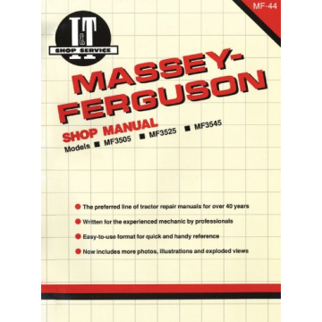 Massey Ferguson MF3505, MF3525, MF3545 Repair Manual Clymer Werkstatthandbuch