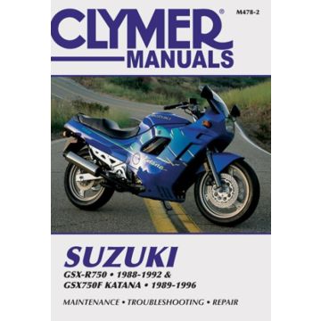 Suzuki GSX-R750 & GS-X750F Katana (88-96) Clymer Owners Service & Repair Manual