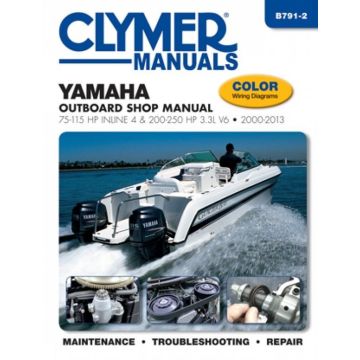Yamaha 75-115 HP Inline 4 200-250 HP 3.3L V6 Outboard (00-13) Shop Manual