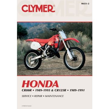 Honda CR80R and CR125R (89-95) Clymer Repair Manual