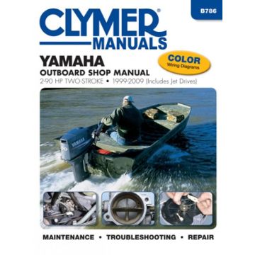 Yamaha 2-90 HP Two-Stroke Outboard and Jet Drive (99-02) Clymer Owners Marine Service & Repair Manual 