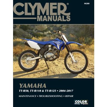 Yamaha TT-R50 TT-R110 & TT-R125 (04-17) Repair Manual Clymer