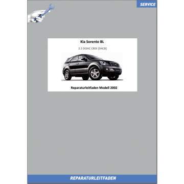 KIA Sorento BL (2002-2004) Werkstatthandbuch 2.5 Liter CRDI Diesel