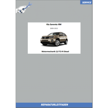 Kia Sorento XM (09-15) Werkstatthandbuch Motormechanik 2,0 TCI-R Diesel