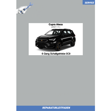 Cupra Ateca (2021 ➤) Reparaturleitfaden 6 Gang Schaltgetriebe 0C9