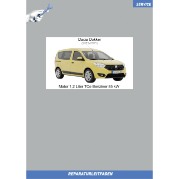 Dacia Dokker (2012-2021) Reparaturleitfaden Motor 1,2 Liter TCe Benziner 85 kW