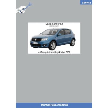 Dacia Sandero 2 (2012-2022) Reparaturleitfaden 4 Gang Automatikgetriebe DP2