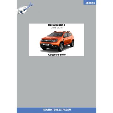Dacia Duster 2 (2018-2024) Reparaturleitfaden Karosserie innen