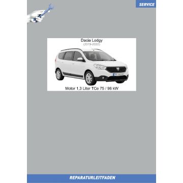 Dacia Lodgy (2019-2022) Reparaturleitfaden Motor 1,3 Liter TCe 75 / 96 kW