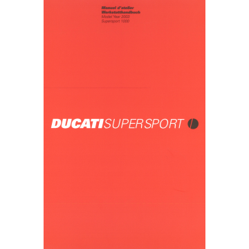 Ducati Supersport 1000 (2003) - Werkstatthandbuch/Manuel d'atelier