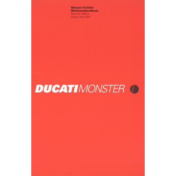 Ducati Monster 900i.e. (2001) - Werkstatthandbuch/Manuel d'atelier