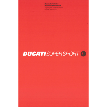 Ducati Supersport 750 750 Sport (2002) - Werkstatthandbuch/Manuel d'atelier
