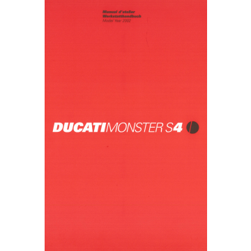 Ducati Monster S4 (2002) - Werkstatthandbuch/Manuel d'atelier