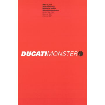 Ducati Monster 400 620 (2004) Aktualisierung Werkstatthandbuch / Mise à jour Manuel d'atelier
